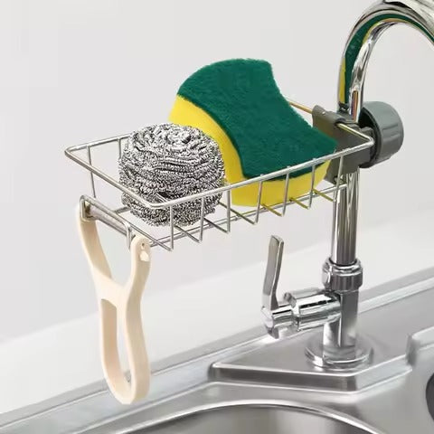 Faucet Sponge Holder & Sink Organizer
