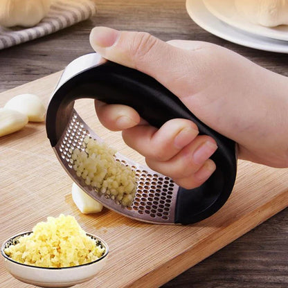 Manual Garlic Press Stainless Steel (Random Color)
