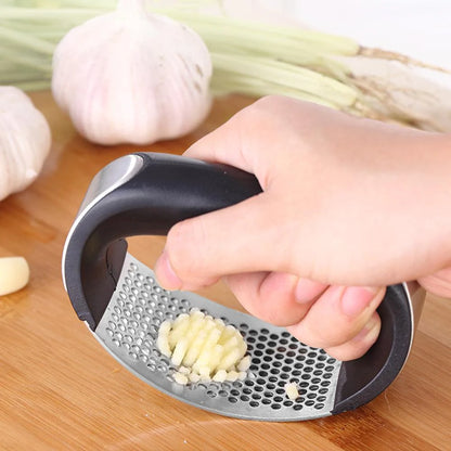 Manual Garlic Press Stainless Steel (Random Color)