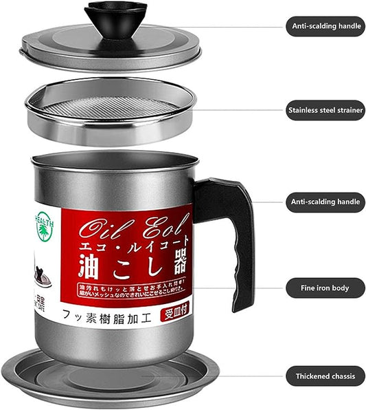 Fryer Oil Filter Pot Carbon Steel