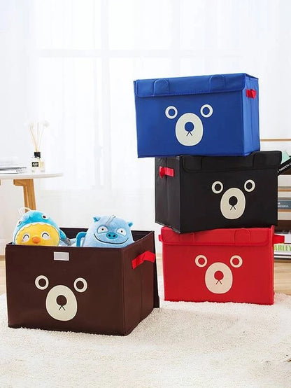 Panda Design Folding Storage Bins For Kids Toys