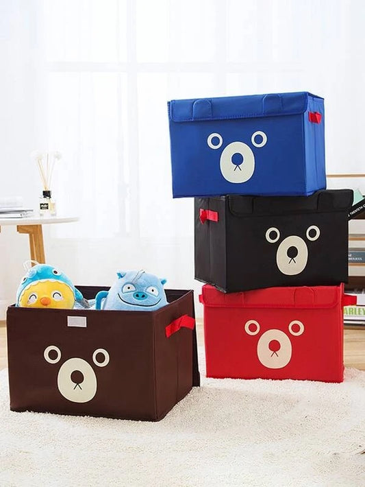 Panda Design Folding Storage Bins For Kids Toys
