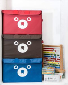 Panda Design Folding Storage Bins For Kids Toys