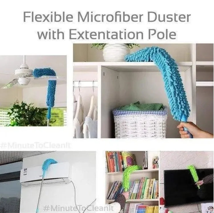 Telescopic Microfiber Fan Duster | Random color
