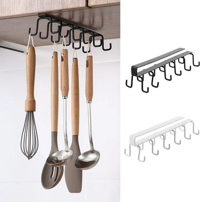 10-Hook Under Cabinet Organizer