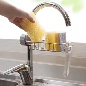 Faucet Sponge Holder & Sink Organizer