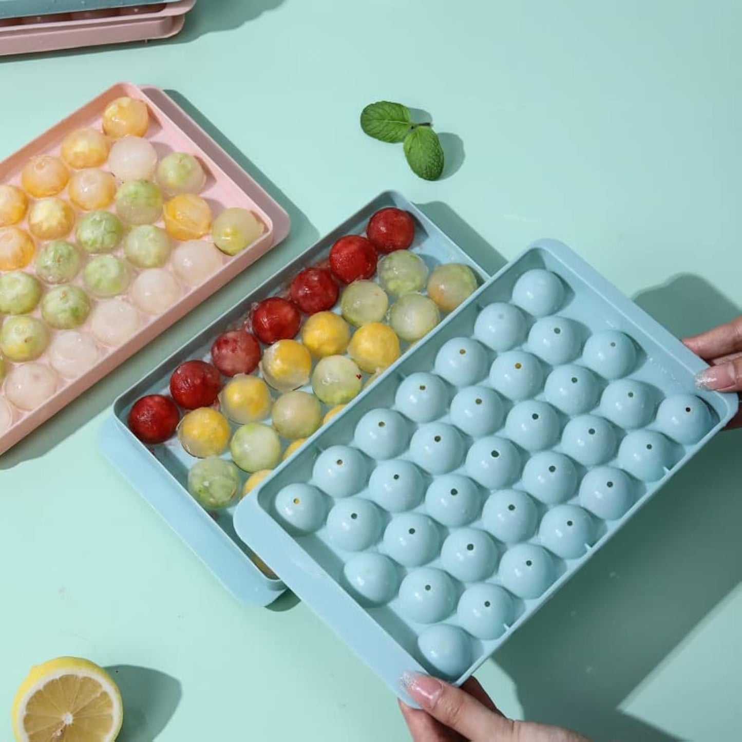 Round Ice Ball Maker Tray