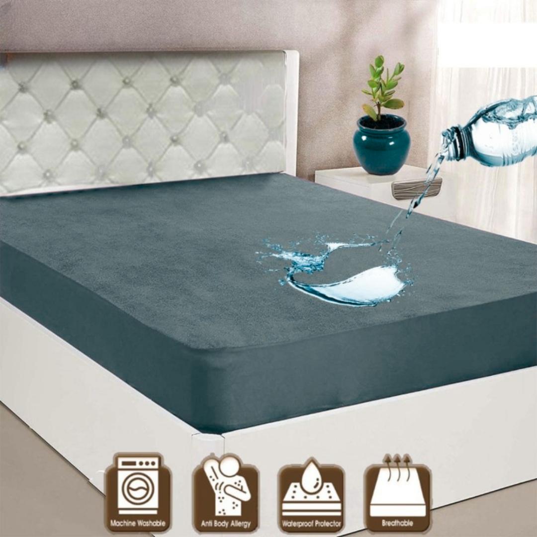Waterproof Mattress Protector (Random Color)