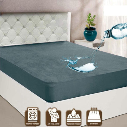 Waterproof Mattress Protector (Random Color)