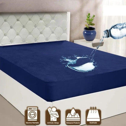 Waterproof Mattress Protector (Random Color)