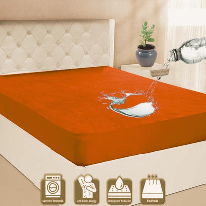 Waterproof Mattress Protector (Random Color)